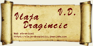 Vlaja Draginčić vizit kartica